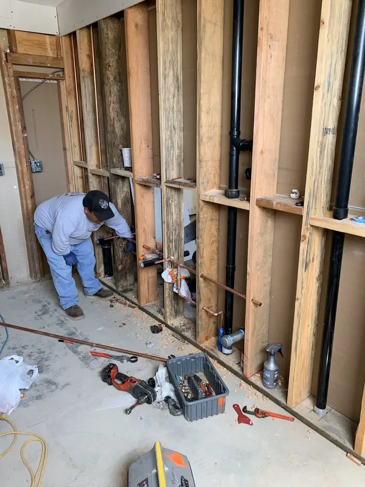 Commercial rough-in plumbing for Trenchless Sewer Repair in Garland